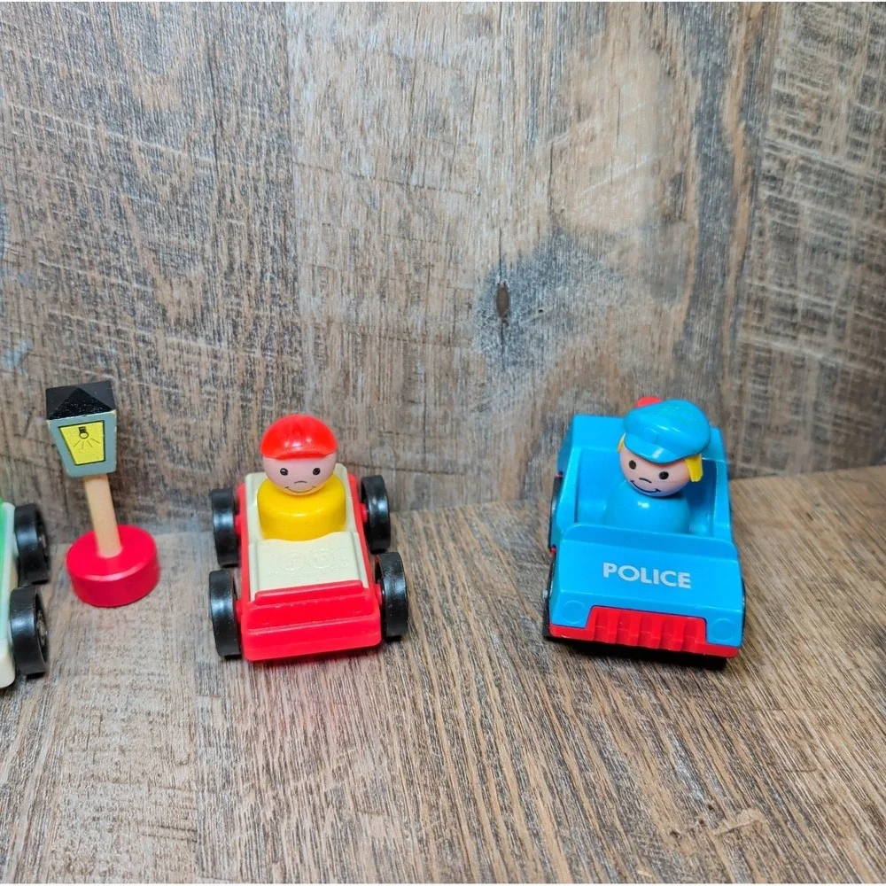 Vintage Fisher-Price Little People Lot Includes Vehicles & Figures